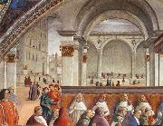 GHIRLANDAIO, Domenico Detail of Confirmation of the Rule oil painting picture wholesale